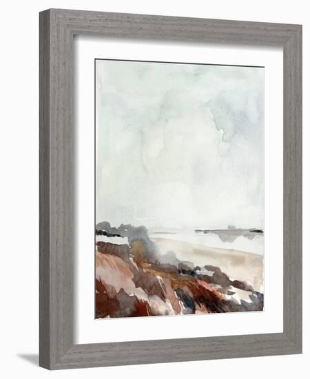 Coastal Inlet Study II-Jennifer Parker-Framed Art Print