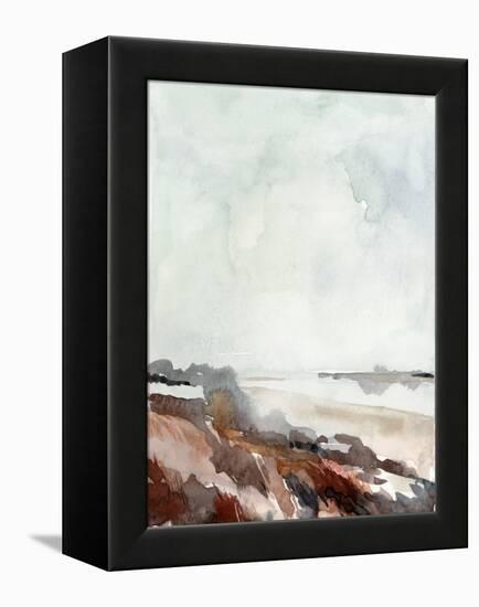 Coastal Inlet Study II-Jennifer Parker-Framed Stretched Canvas