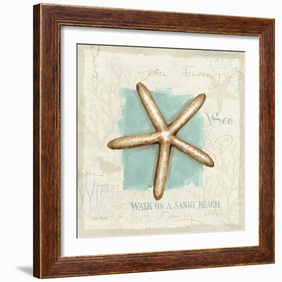 Coastal Jewels IV-Lisa Audit-Framed Art Print