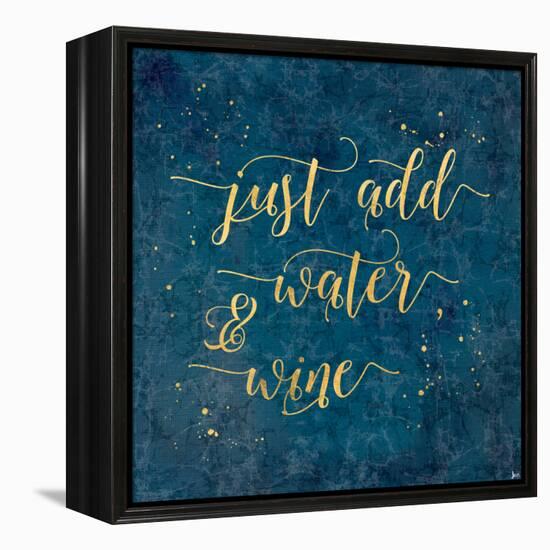 Coastal Lace Words-Jess Aiken-Framed Stretched Canvas