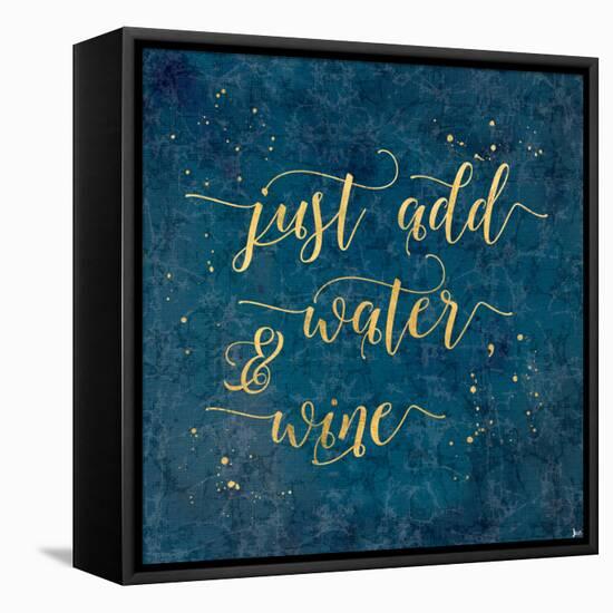 Coastal Lace Words-Jess Aiken-Framed Stretched Canvas