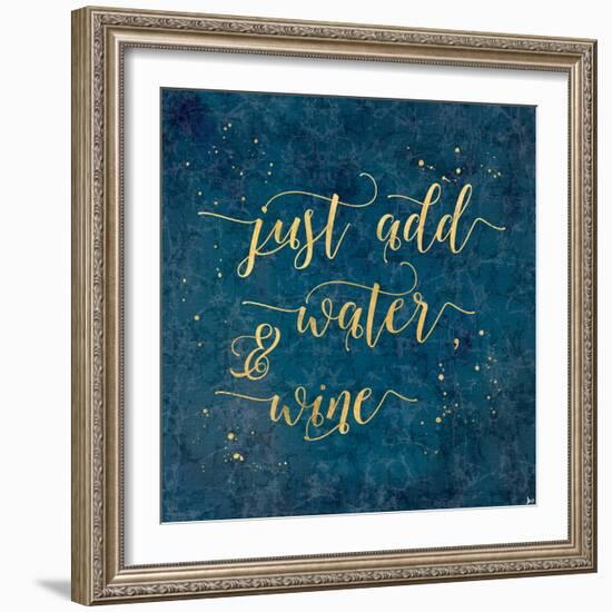 Coastal Lace Words-Jess Aiken-Framed Art Print