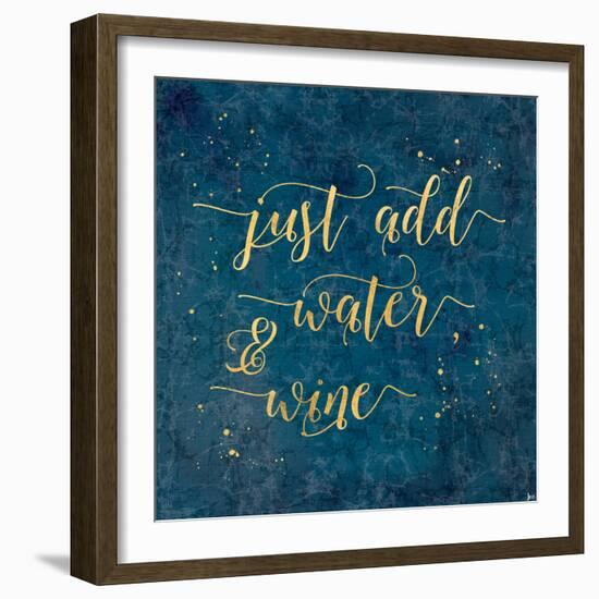 Coastal Lace Words-Jess Aiken-Framed Art Print