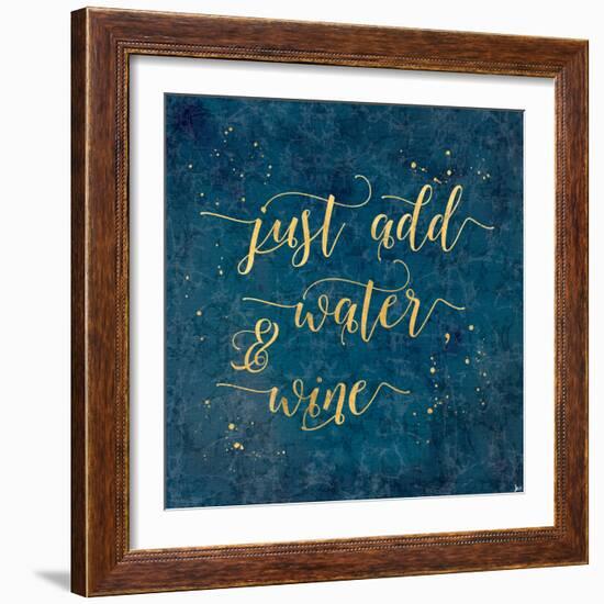 Coastal Lace Words-Jess Aiken-Framed Art Print