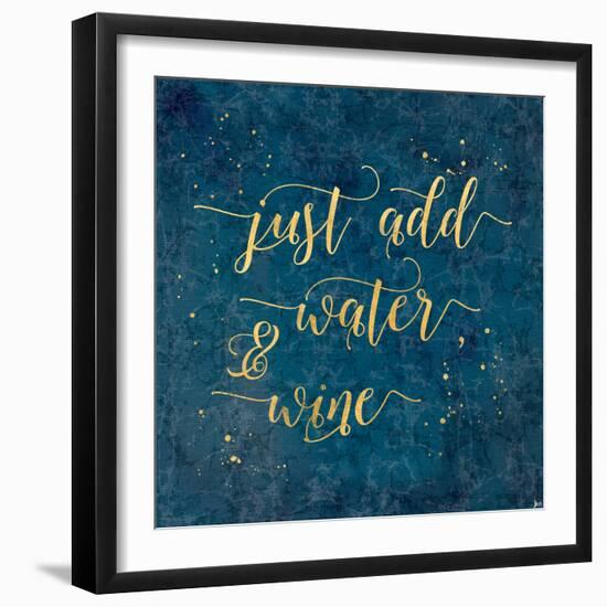 Coastal Lace Words-Jess Aiken-Framed Art Print