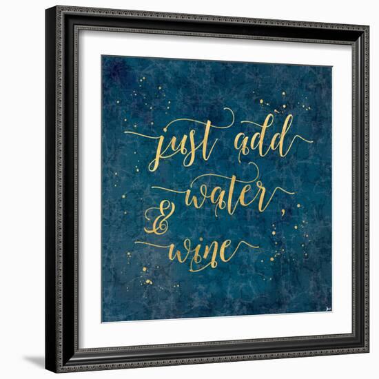 Coastal Lace Words-Jess Aiken-Framed Art Print