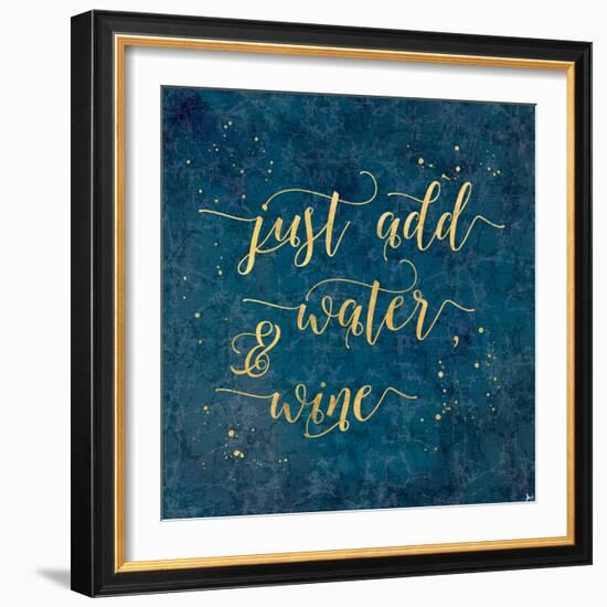 Coastal Lace Words-Jess Aiken-Framed Art Print