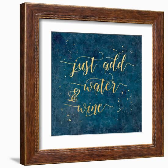 Coastal Lace Words-Jess Aiken-Framed Art Print