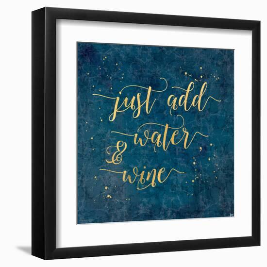 Coastal Lace Words-Jess Aiken-Framed Art Print