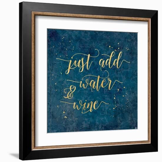 Coastal Lace Words-Jess Aiken-Framed Art Print