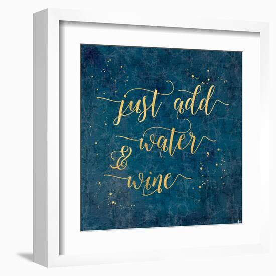 Coastal Lace Words-Jess Aiken-Framed Art Print