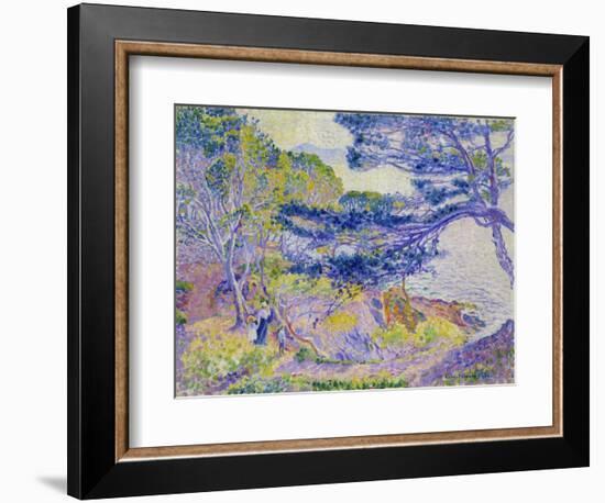 Coastal Landscape, (Le Cap Layet, Petite Version), Um 1904-Henri Edmond Cross-Framed Giclee Print