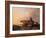 Coastal Landscape with Figures and Animals-Thomas Sidney Cooper-Framed Giclee Print