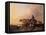 Coastal Landscape with Figures and Animals-Thomas Sidney Cooper-Framed Premier Image Canvas