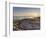 Coastal landscape with Icebergs. Inuit village Oqaatsut located in Disko Bay. Greenland-Martin Zwick-Framed Photographic Print