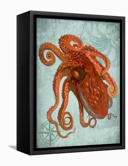 Coastal Life Collection 2 a-Fab Funky-Framed Stretched Canvas