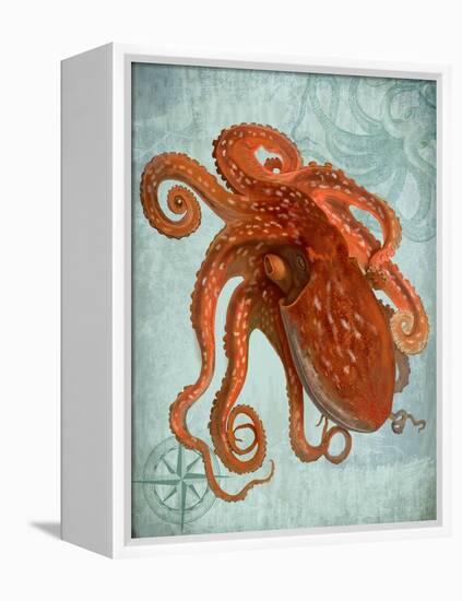 Coastal Life Collection 2 a-Fab Funky-Framed Stretched Canvas