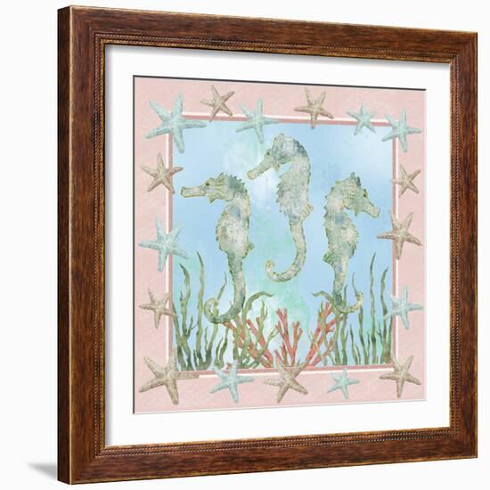 Coastal Life I-Jade Reynolds-Framed Art Print