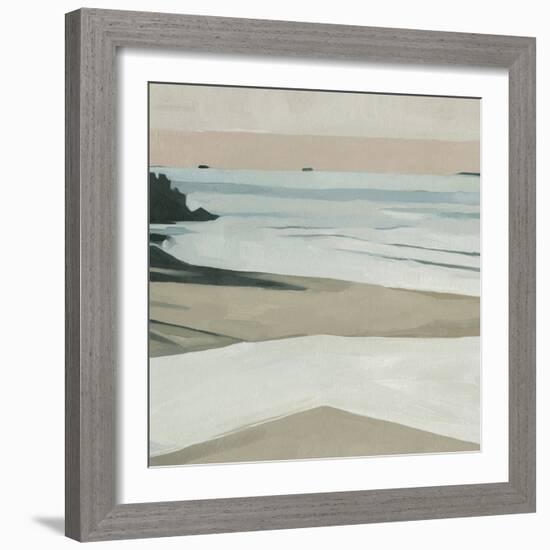 Coastal Lines II-Emma Scarvey-Framed Art Print
