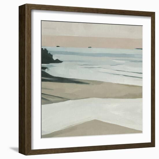 Coastal Lines II-Emma Scarvey-Framed Art Print