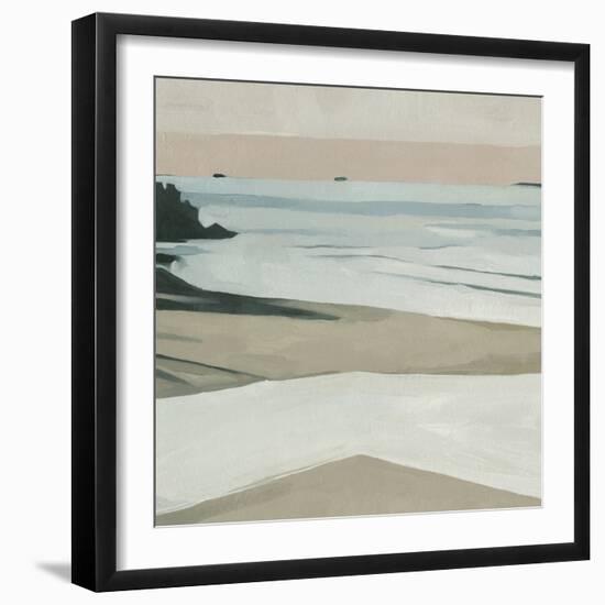 Coastal Lines II-Emma Scarvey-Framed Art Print