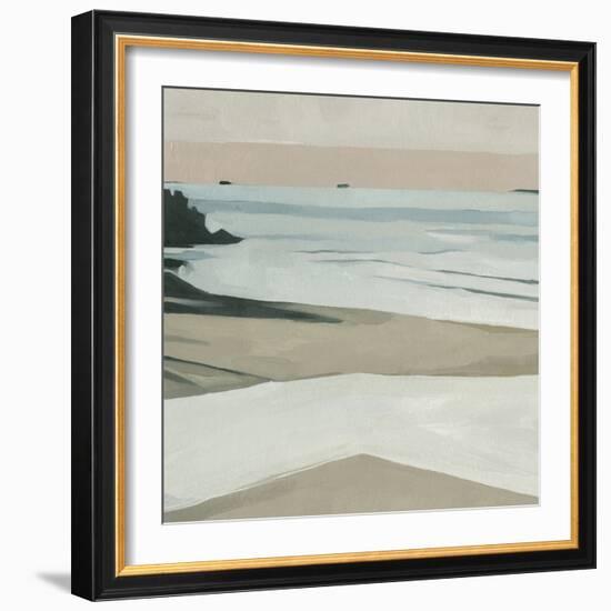 Coastal Lines II-Emma Scarvey-Framed Art Print