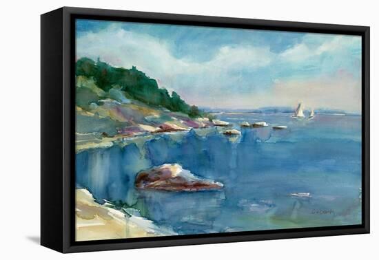 Coastal Maine-Stephen Calcasola-Framed Stretched Canvas