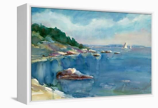 Coastal Maine-Stephen Calcasola-Framed Stretched Canvas