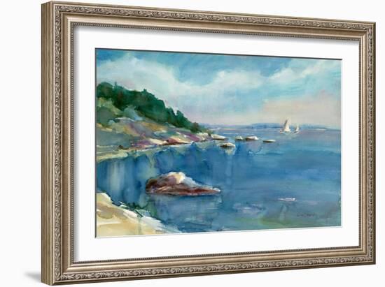 Coastal Maine-Stephen Calcasola-Framed Art Print