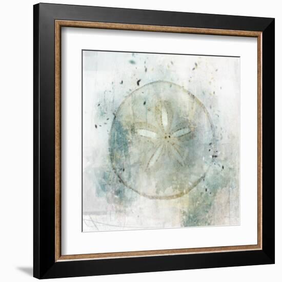 Coastal Mist Sand Dollar-Ken Roko-Framed Art Print