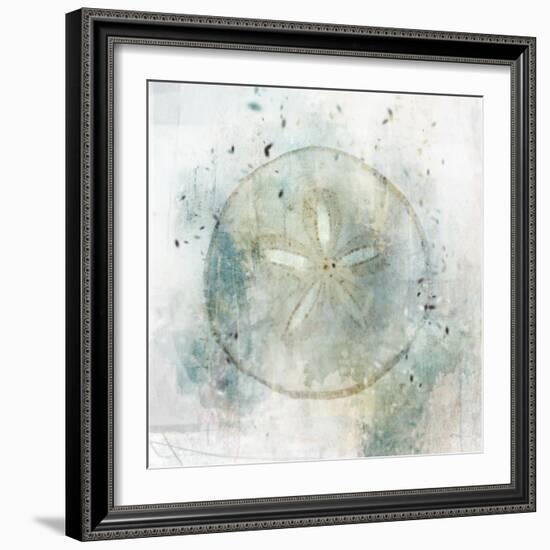 Coastal Mist Sand Dollar-Ken Roko-Framed Art Print