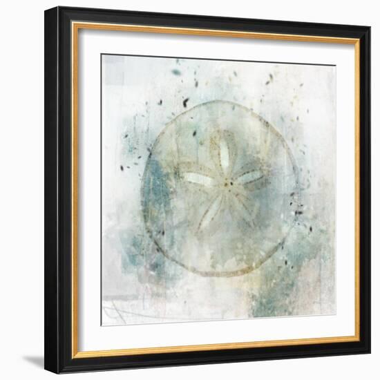 Coastal Mist Sand Dollar-Ken Roko-Framed Art Print