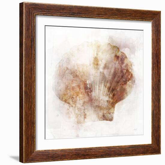 Coastal Mist Scallop-Ken Roko-Framed Art Print