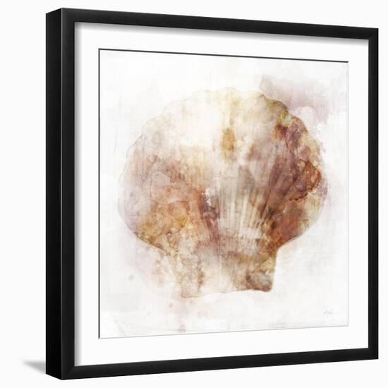 Coastal Mist Scallop-Ken Roko-Framed Art Print