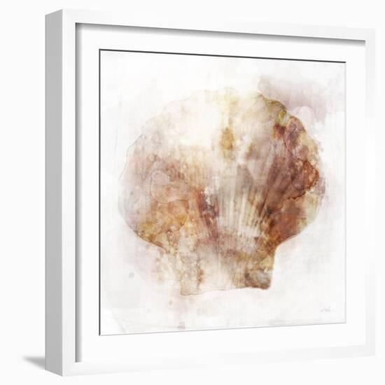 Coastal Mist Scallop-Ken Roko-Framed Art Print