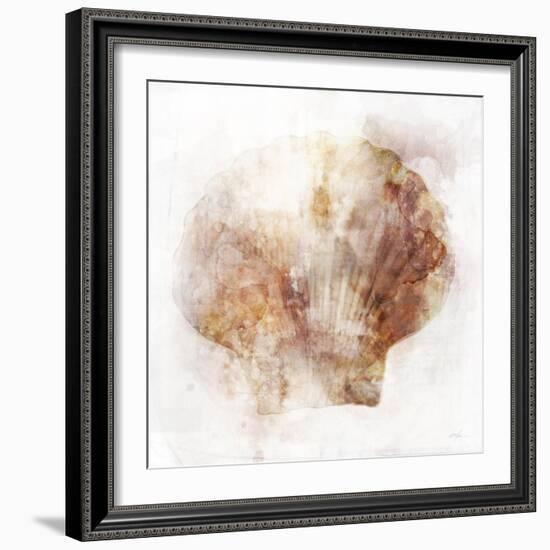 Coastal Mist Scallop-Ken Roko-Framed Art Print