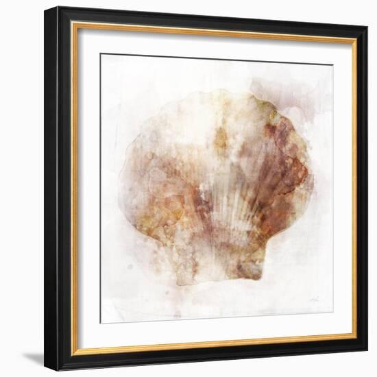 Coastal Mist Scallop-Ken Roko-Framed Art Print