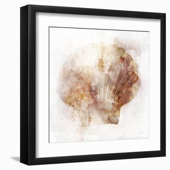 Coastal Mist Scallop-Ken Roko-Framed Art Print