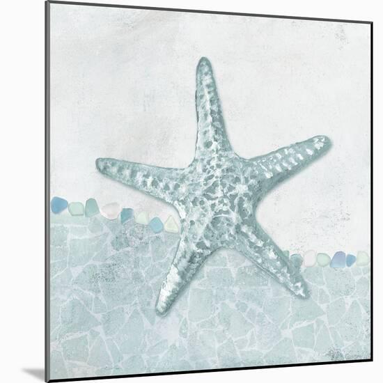 Coastal Mosaic - Starfish-Belle Poesia-Mounted Giclee Print