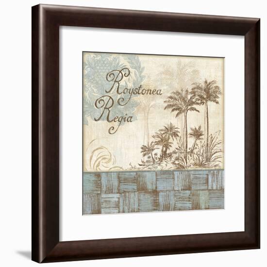 Coastal Palms I-Daphné B.-Framed Giclee Print