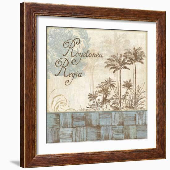 Coastal Palms I-Daphné B.-Framed Giclee Print