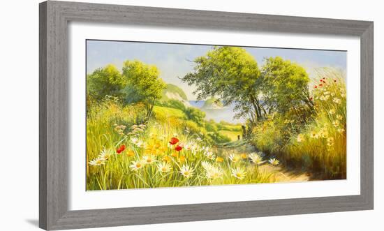 Coastal Pathway-Mary Dipnall-Framed Giclee Print