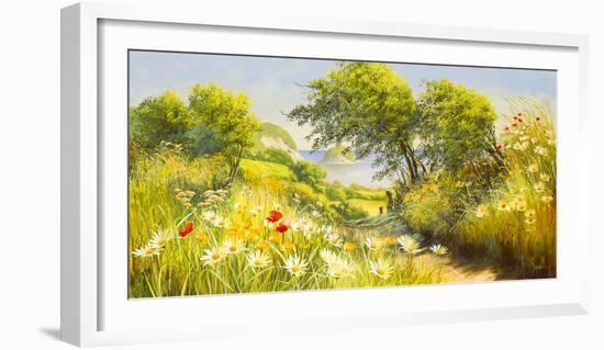 Coastal Pathway-Mary Dipnall-Framed Giclee Print