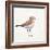 Coastal Plover III Linen-Jeanette Vertentes-Framed Art Print