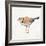 Coastal Plover IV Linen-Jeanette Vertentes-Framed Art Print