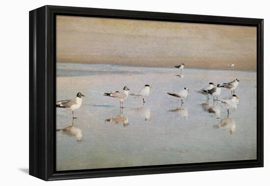 Coastal Reflections-Heather Jacks-Framed Stretched Canvas