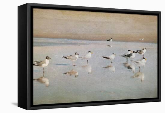 Coastal Reflections-Heather Jacks-Framed Stretched Canvas