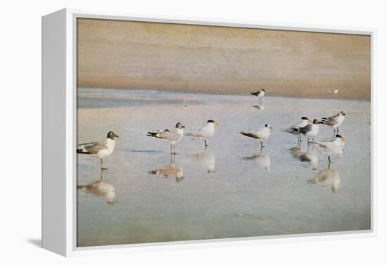 Coastal Reflections-Heather Jacks-Framed Stretched Canvas