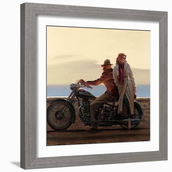 Coastal Ride-Brent Lynch-Framed Art Print