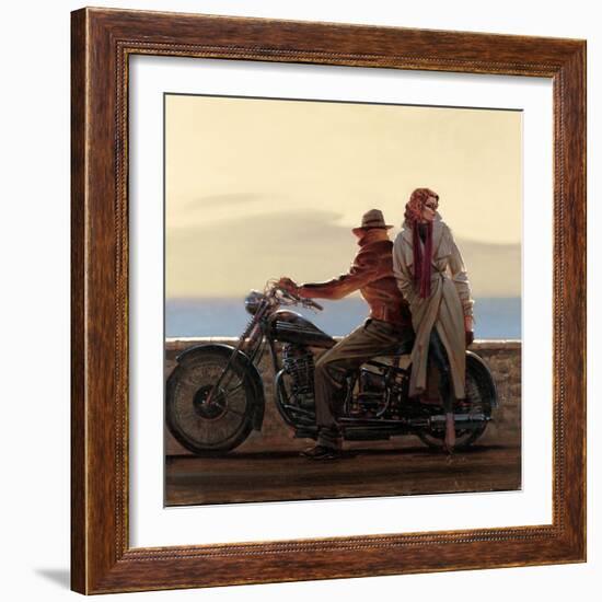 Coastal Ride-Brent Lynch-Framed Art Print